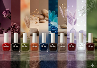 10 Colour set bundle Halal peelable and breathable nail polish