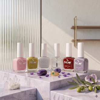 6 Colour Blossom collection Halal peelable and breathable nail polish
