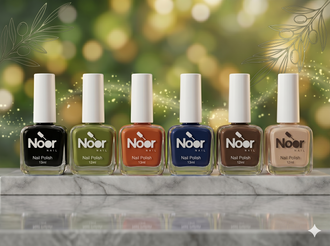 6 Colour set bundle Halal peelable and breathable nail polish