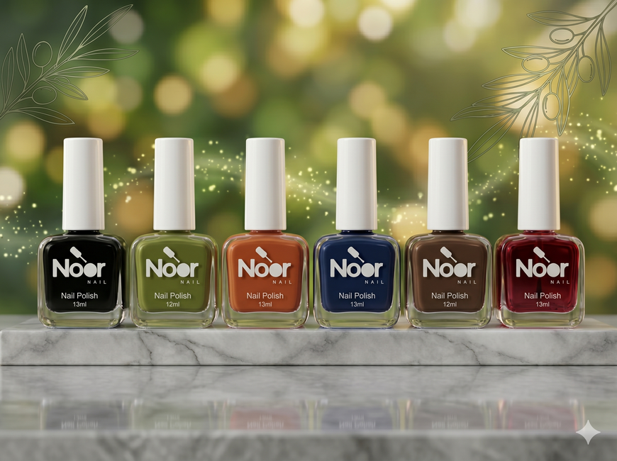 6 Colour set bundle Halal peelable and breathable nail polish