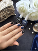 Dark Blue Halal peelable and breathable nail polish