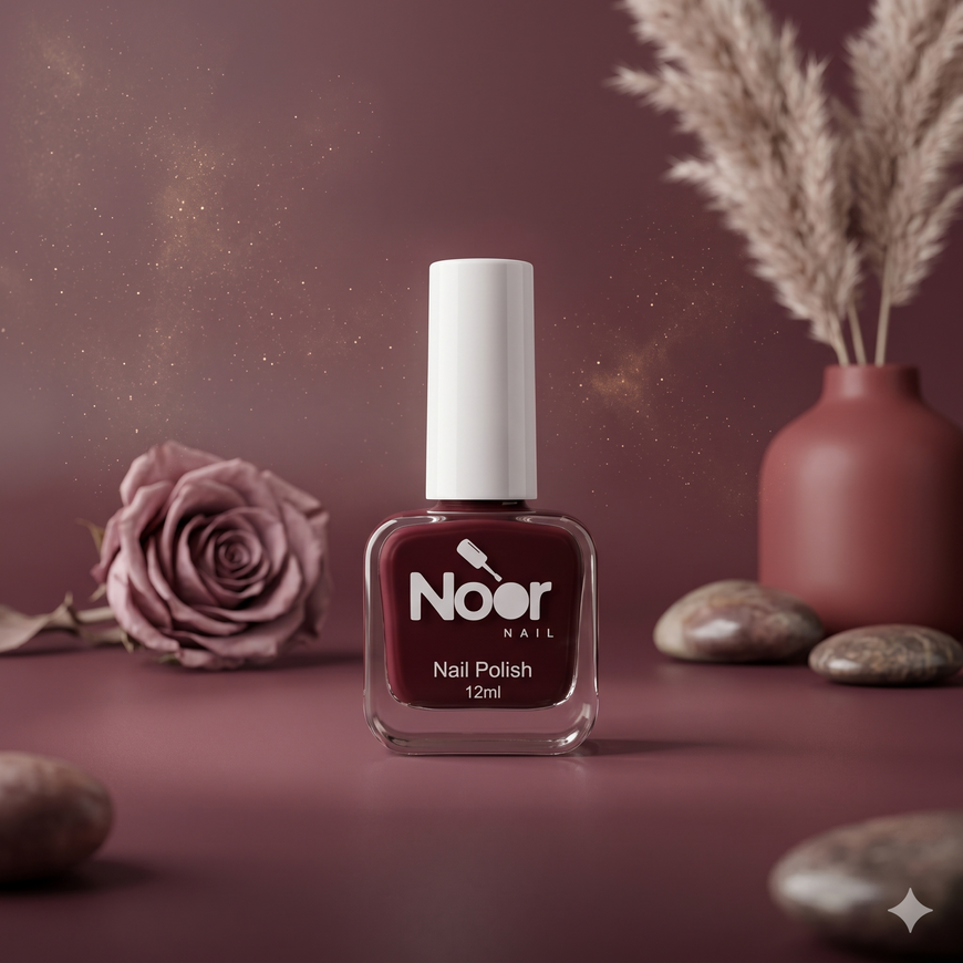 Glazed Cherry Halal peelable and breathable nail polish