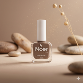 Mocha brown Halal peelable and breathable nail polish
