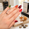 Red Halal peelable and breathable nail polish