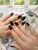 Black Halal peelable and breathable nail polish