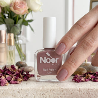 Dusty Rose Halal peelable and breathable nail polish