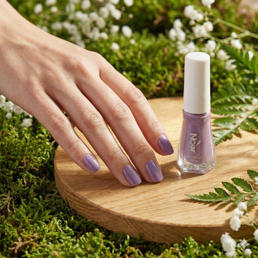 Dark Purple Halal peelable and breathable nail polish