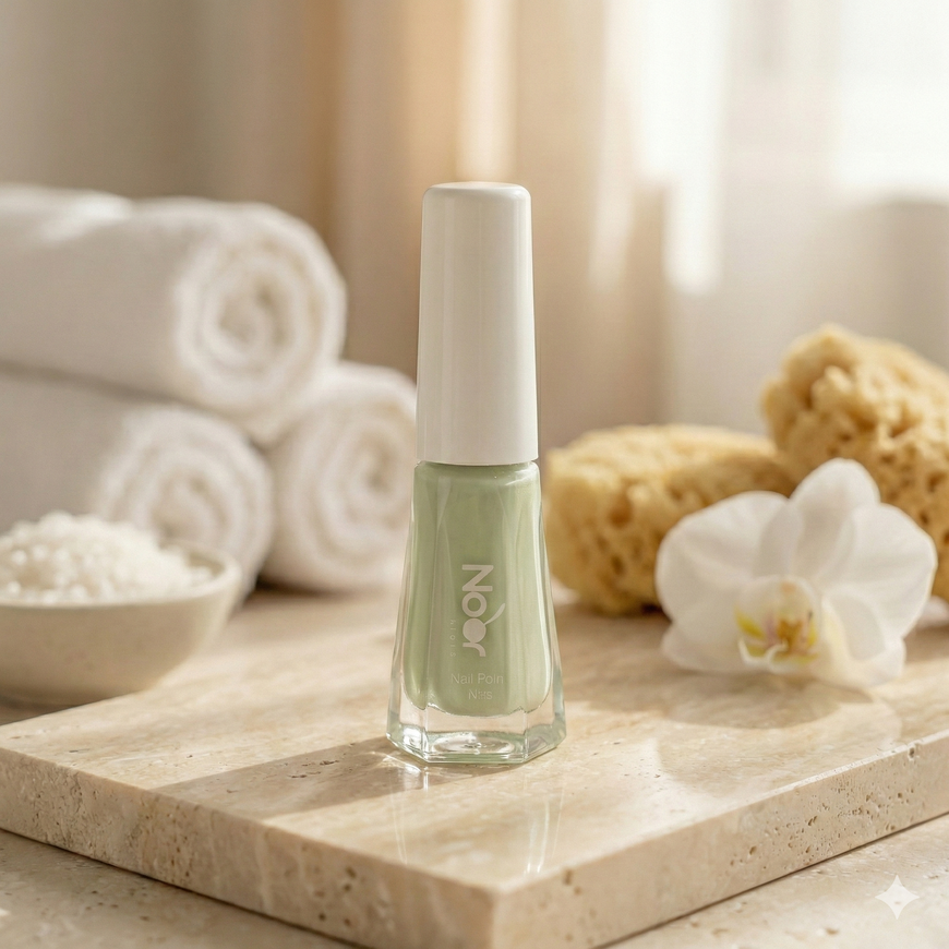 Olive Green Halal peelable and breathable nail polish