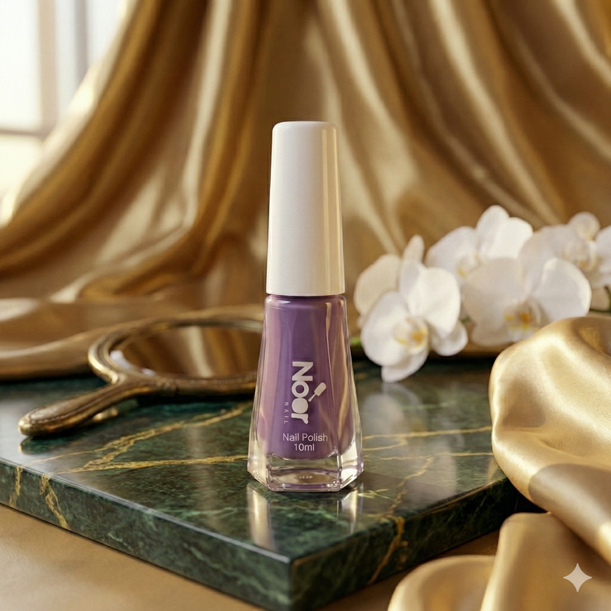 Purple Halal peelable and breathable nail polish