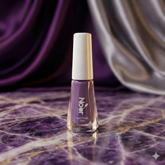 Purple Halal peelable and breathable nail polish