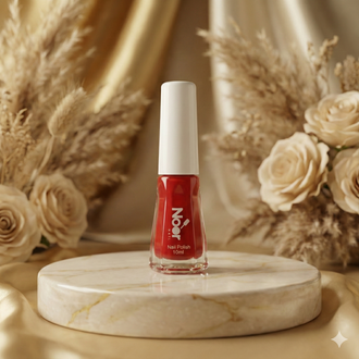 Red Halal peelable and breathable nail polish