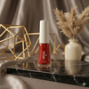 Red Halal peelable and breathable nail polish