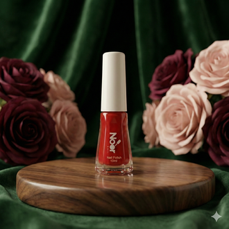 Red Halal peelable and breathable nail polish